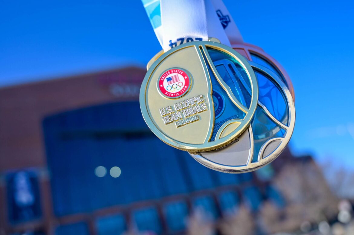 Medals Unveiled for 2024 US Olympic Swimming Trials Stay Ahead of the